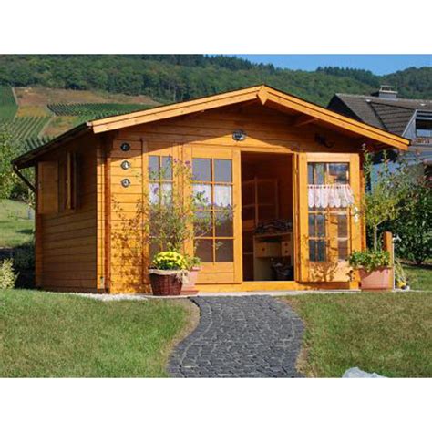 Cette méthode apporte stabilité et résistance à votre abri de jardin. Abri jardin bois "Tegernsee 1" 45 mm avancée de toit 60 cm ...