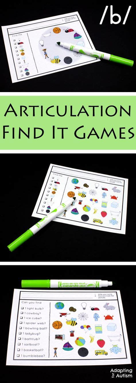 Articulation Games For An Easy No Prep Activity To Add Fun To Your Speech Therapy Practice