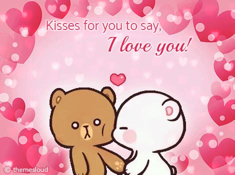 Send Kisses To Your Someone Special With This Cute Ecard Love Loveyou Cards Design