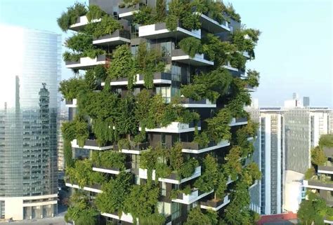 Vertical Forest Is A Model For A Sustainable Residential Building A