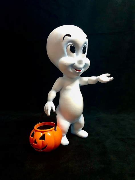 Casper The Friendly Ghost Halloween Trick Or Treat Figure Etsy