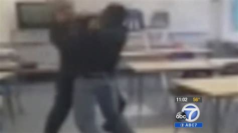 Teacher Student Fight Caught On Camera At Santa Monica High School