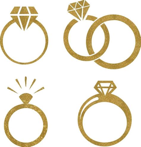 Free 171 Clipart Wedding Ring Svg SVG PNG EPS DXF File