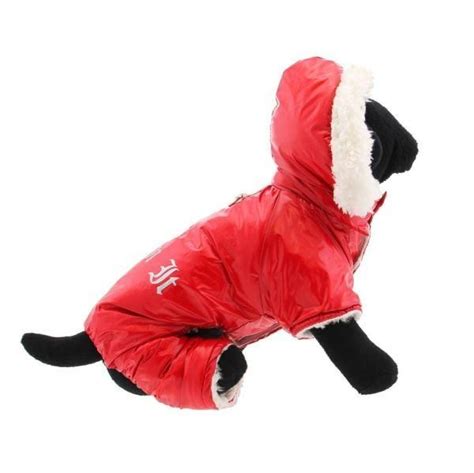 Ruffin It Dog Snow Suit Harness Red Jackets And Coats Working Dogs