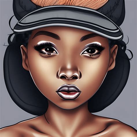 African American Woman Kawaii Chibi Graphic · Creative Fabrica