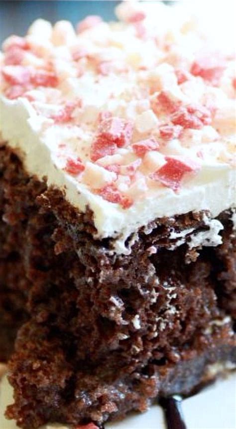 39 · 40 minutes · delicious and festive christmas poke cake in red and green colors! Peppermint Poke Cake | Xmas, Christmas and Cakes