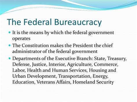 Ppt Government At Work The Bureaucracy Powerpoint Presentation Free