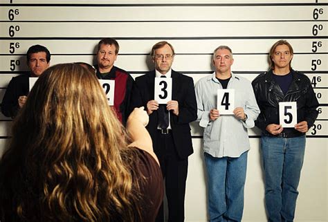 20 Police Line Up Criminal Men Number Stock Photos Pictures And Royalty