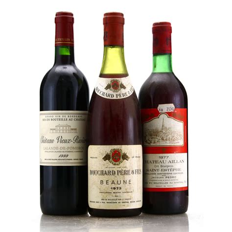 Assorted French Red Wines 3x75cl Wine Auctioneer