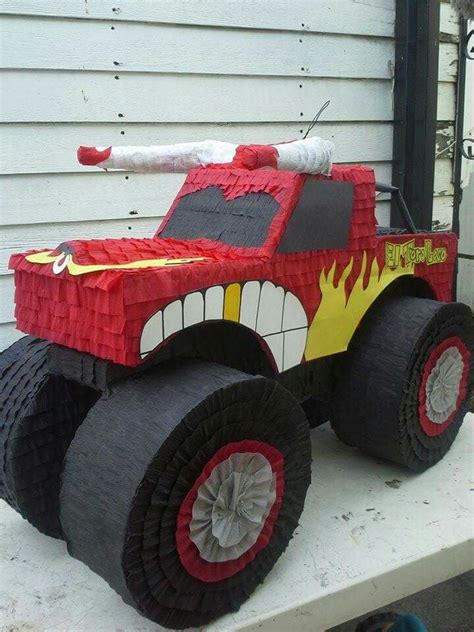 Piñata Toro Loco☺ Monster Truck Birthday Monster Trucks Birthday