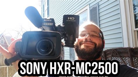 sony hxr mc2500 review footage youtube