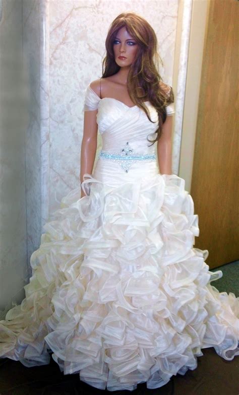 Ruffle Wedding Dresses Wedding Dress Ruffle Style Gowns