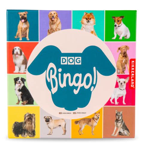Kikkerland Dog Bingo Game Chow Hound Pet Supplies