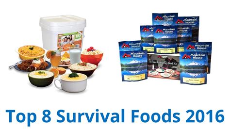 Most only have enough for only lunch and dinner, which might not contain enough nutrients if. 8 Best Survival Foods 2016 - YouTube