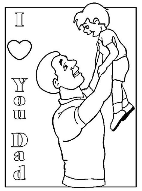 I Love You Dad Coloring Page Free Printable Coloring Pages Free