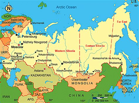 Russia Russia Map Siberia Russia
