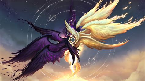 Kayle And Morgana Rework League Of Legends Mythical Creatures Art