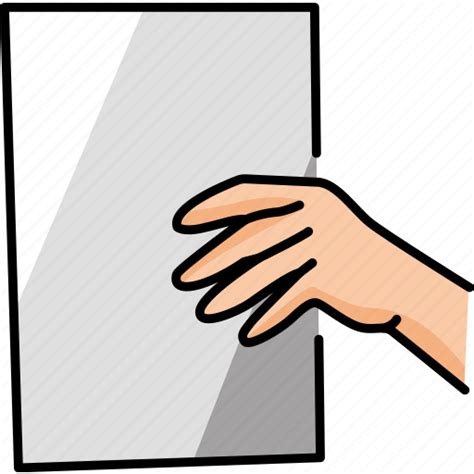 Hand Holding Paper Icon Download On Iconfinder