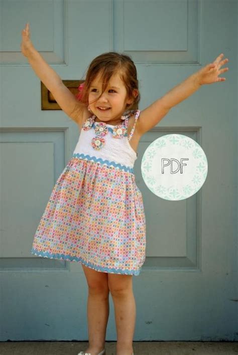 Little Sweetie Sundress Girls Toddler Pattern On