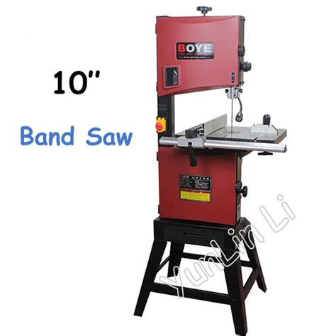 10 Inch Woodworking Band Saw Household Mini Band Saw Solid Wood