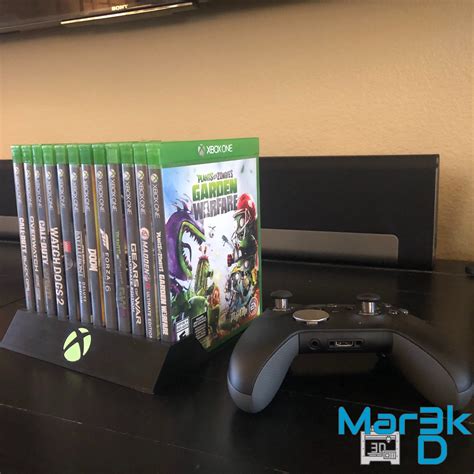 Xbox One And 360 Game Case Stand 3d Printed Xbox Case Game Stand