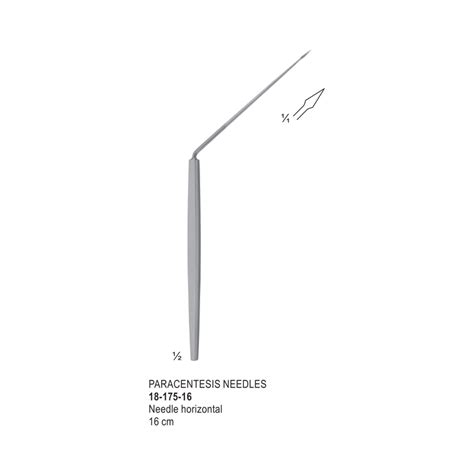 Paracentesis Needles 18 167 15 Care And Cure Surgico