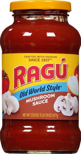Ragu Old World Style Mushroom Pasta Sauce Hy Vee Aisles Online
