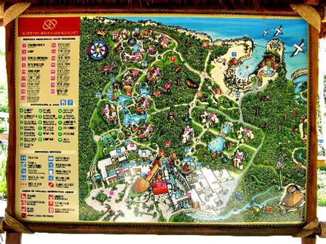 The Resort Map Picture Of Occidental At Xcaret Destination Playa Del
