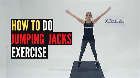 Jumping Jacks Exercise How To Tutorial By Urbacise Youtube