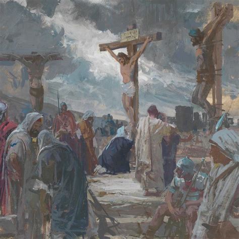 Jesus Crucifixion Painting