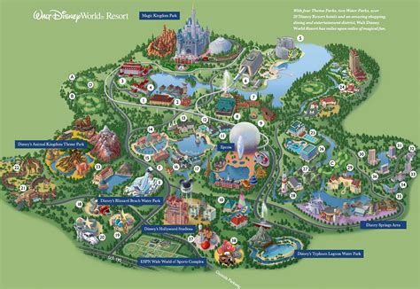 Walt Disney World Map 2021 Full Size