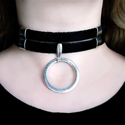 Submissive Leather Collar BDSM Jewelry Sub Steampunk BDSM