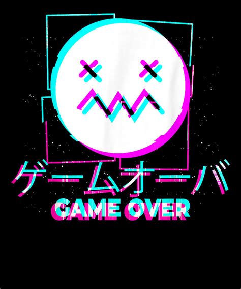 Japanese Glitch Sad Anime Girl Boy Game Over Aesthetic Drawing By Dnt