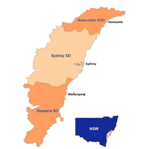Figure A1 Sydney Greater Metropolitan Area Map Download Scientific