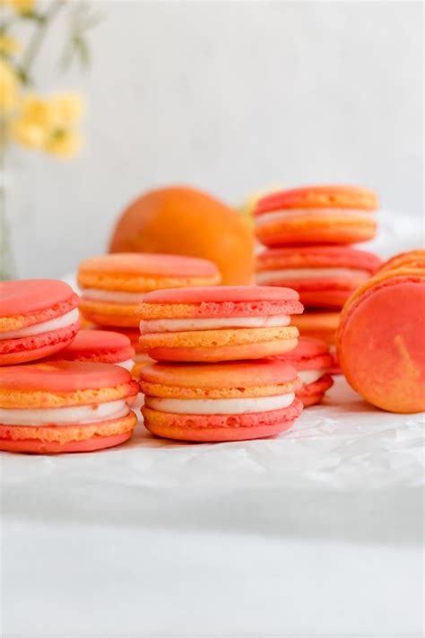 Blood Orange Macarons Bake Or Bust Recipe Orange Recipes