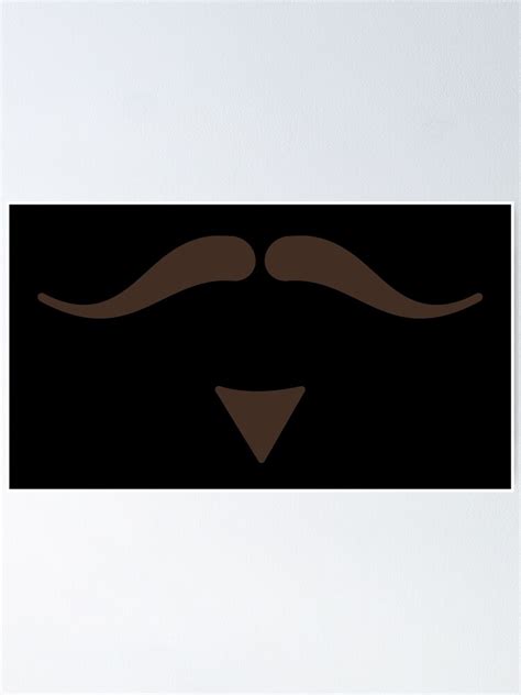 Doc Holliday Mustache Poster By Muskitt Redbubble