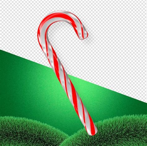 Premium Psd 3d Render Christmas Candy For Christmas Decoration And