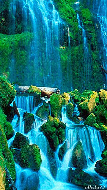 Water In Motion Very Cool Waterfall Wallpaper Beautiful Waterfalls
