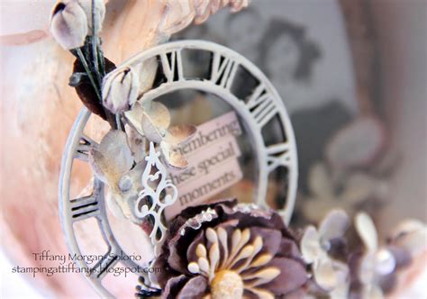 Tiffanys Paper Designs Altered Tim Holtz Clock