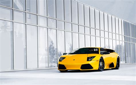 Fondos De Pantalla Vehículo Amarillo Lamborghini Gallardo Coche