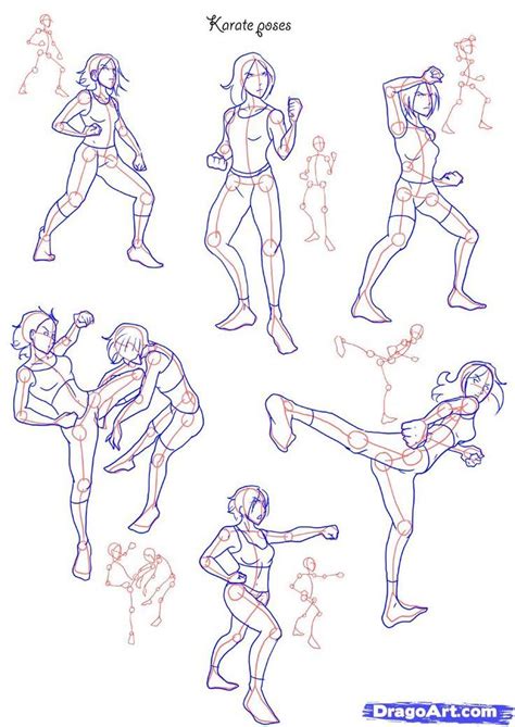 Today i am posting an anime but action is mostly associated with something more energetic and dramatic. Poses kung fu | Fighting drawing, Fighting poses, Drawing people