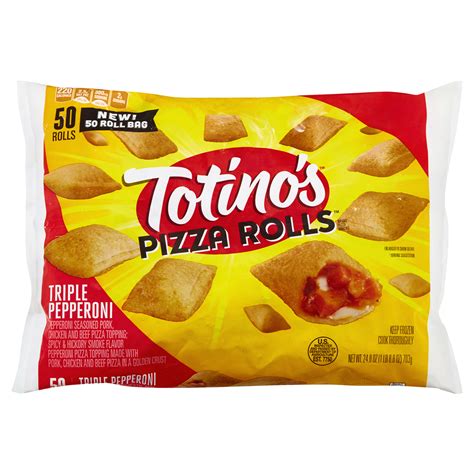 Totinos Triple Pepperoni Pizza Rolls 248 Oz 50 Ct Pizza Snacks