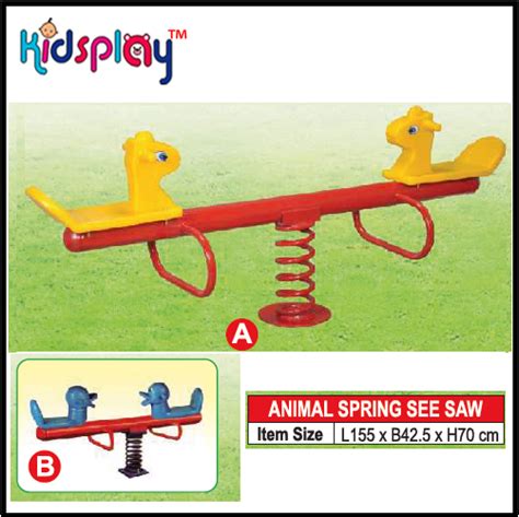 Kidsplay Animal Spring See Saw Kp Ttp 705 Rs 21450 Set Kalia