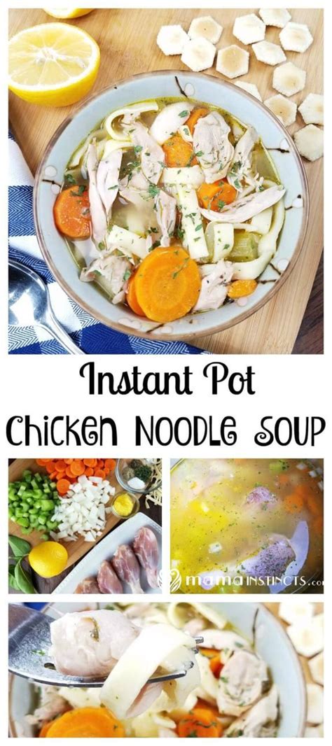 What vegetables are best for instant pot chicken noodle soup? Chicken Noodle Soup In Power Quickpot / P. F. Chang's ...
