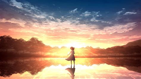 Wallpaper Anime Lonely Girl Free Download Myweb