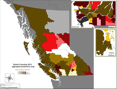Canadian Election Atlas British Columbia Provincial Election Projection Maps