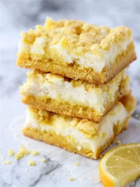 Easy Lemon Cheesecake Bars Story Belle Of The Kitchen