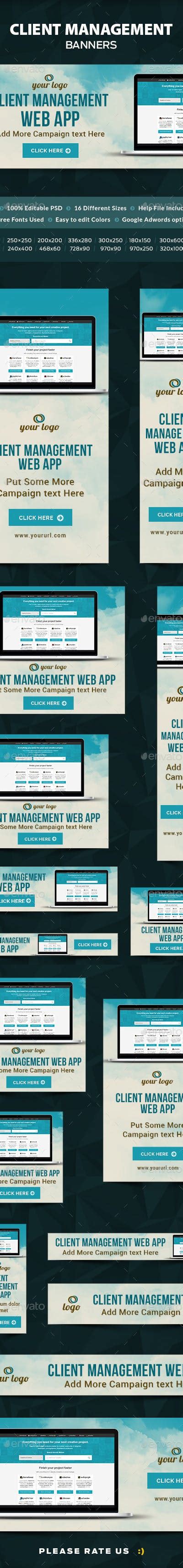 Client Management Banners By Hyov Graphicriver