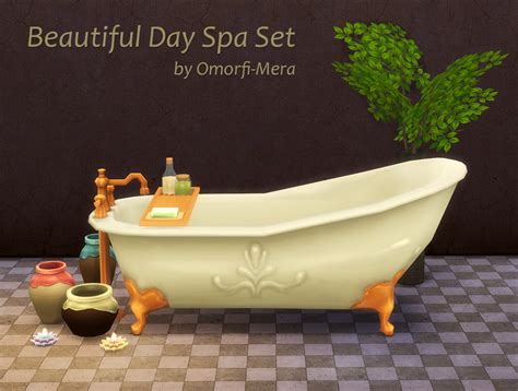 My Sims 4 Blog Beautiful Day Spa Set By Omorfimera