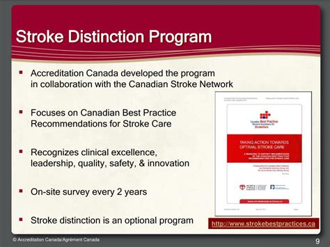 Ppt The Accreditation Canada Stroke Distinction Program A Quality